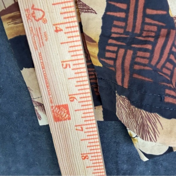 Tommy Bahama Black and Brown Flat Front Shorts - Picture 7 of 14